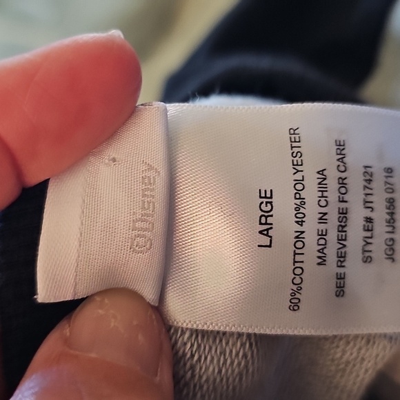 Disney Mickey & Minnie Womens Sweatshirt - Gray & Black - Picture 5 of 6